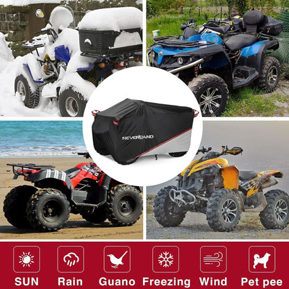 ATV Abdeckplane Wasserdicht, Schnee- & Staubschutz XL