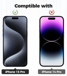 Caslord iPhone 15 Pro 6,1 Zoll Handyhülle mit Umhängekette