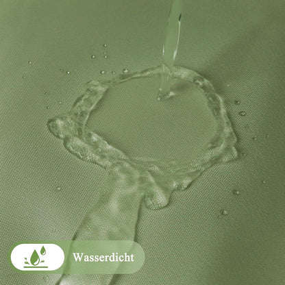 Grüner Duschvorhang Textil 180x200cm Wasserdicht & Antischimmel