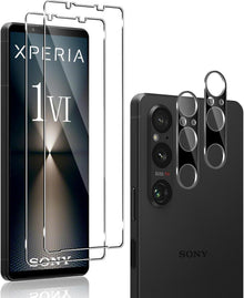 Panzerfolie Sony Xperia 1 VI 2x Screen + Kameraschutz 9H