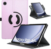 TiMOVO Drehbare PU-Leder Hülle für Samsung Galaxy Tab A9 Plus 11 Zoll