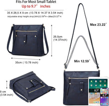 Damen Umhängetasche PU-Leder Crossbody-Tasche verstellbarer Riemen