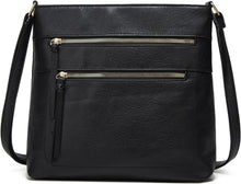 Umhängetasche aus weichem PU-Leder für Damen, Crossbody-Tasche mit