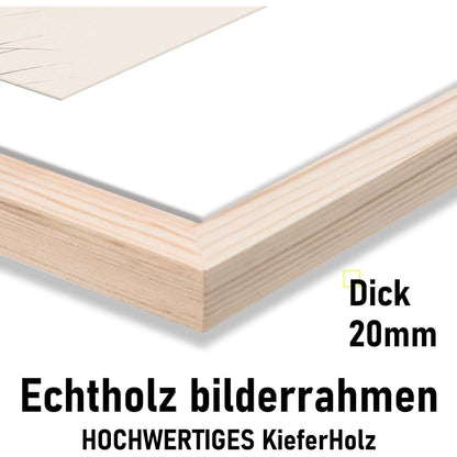 Kollyseek Bilderrahmen 50x70cm Kieferholz Acrylglas