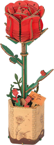 3D Puzzle Blumenstrauß Kit für Erwachsene - Holzblumen Modellbau
