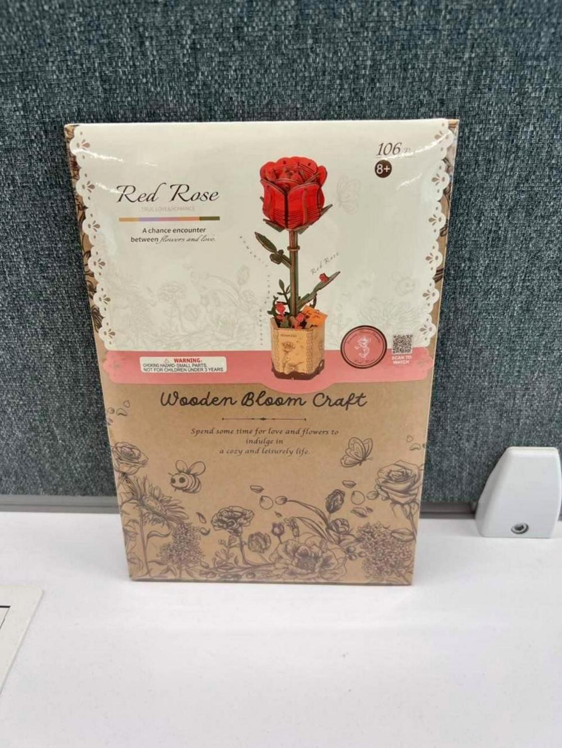 Rolife 3D Puzzle Blumenstrauß hölzerne Blüte Modell Kits Erwachsene Blumen Romantisches Geschenk