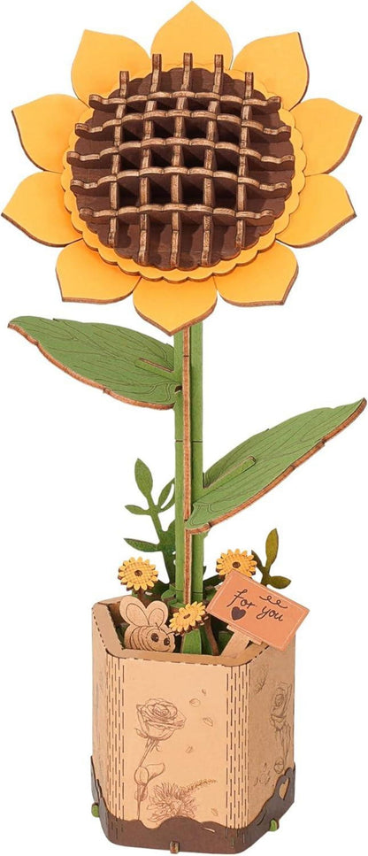 Rolife 3D Puzzle Blumenstrauß Holz Handwerk Modell Kit für Erwachsene