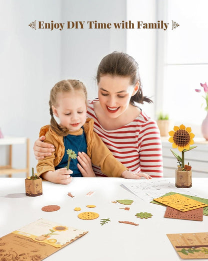 Rolife 3D Puzzle Blumenstrauß Holzmodell Valentinstag Geschenk