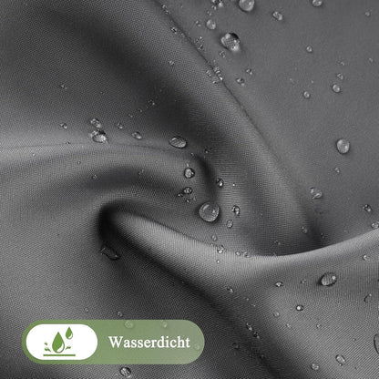 Textil Duschvorhang Grau 240x200cm Wasserdicht Farbverlauf
