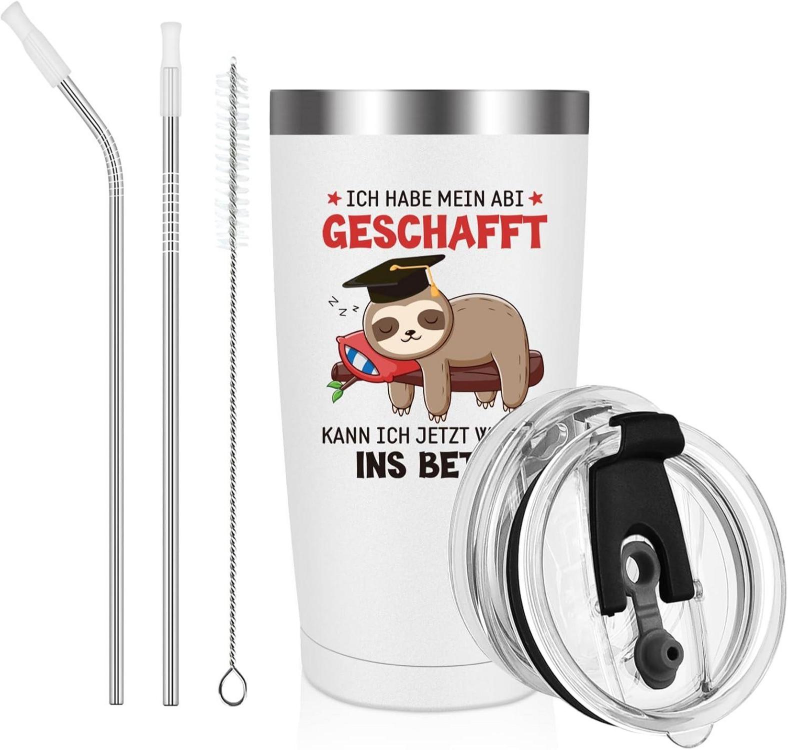 Livole Lustige ABI 2024 Geschenk Tasse Junge 600ml Becher