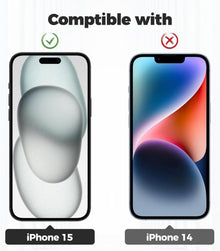 Handykette für iPhone 15 Hülle Bands Transparent Blau