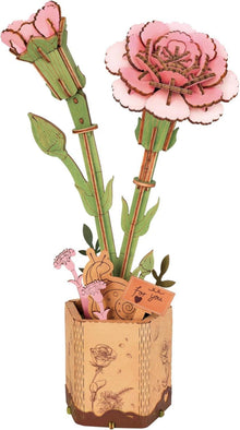 3D Puzzle Blumenstrauß Holzmodell Kit Romantisches Geschenk