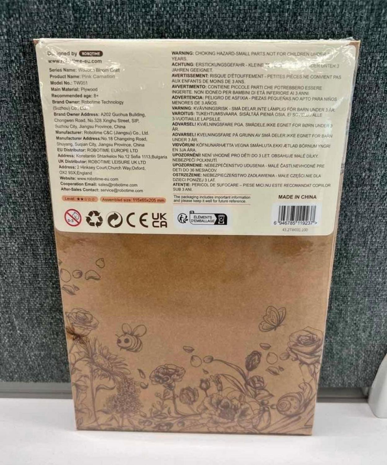 Rolife 3D Puzzle Blumen Blumenstrauß Modell Kit für Erwachsene Valentinstag Muttertag