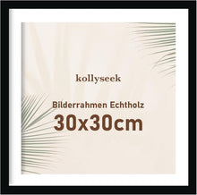 Bilderrahmen Echtholz 30x30cm mit Acrylglas Kieferholz