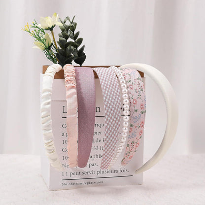 Modische 7-teilige Mädchen-Stirnbänder mit Glitzer für Damen
