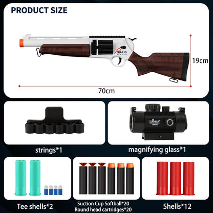 Spielzeugpistole Länge Shooter Blasters Soft Darts 8+ Jahre Indoor Outdoor