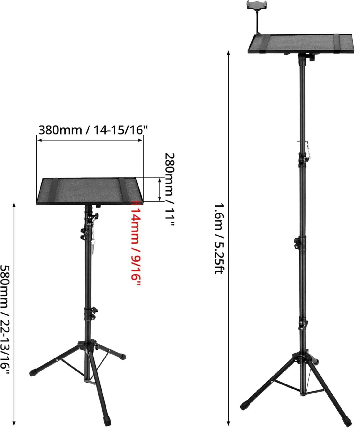 Multifunktionaler Beamer Ständer Laptop Tablet 58-160cm höhenverstellbar