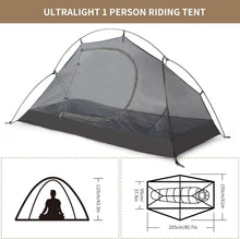 Ultraleichtes 1/2-Personen Campingzelt wasserdicht