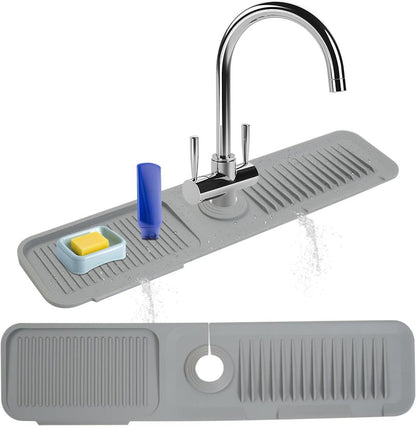 Silikon Küchenmatte Spritzschutz Schwammhalter Badematte 61cm