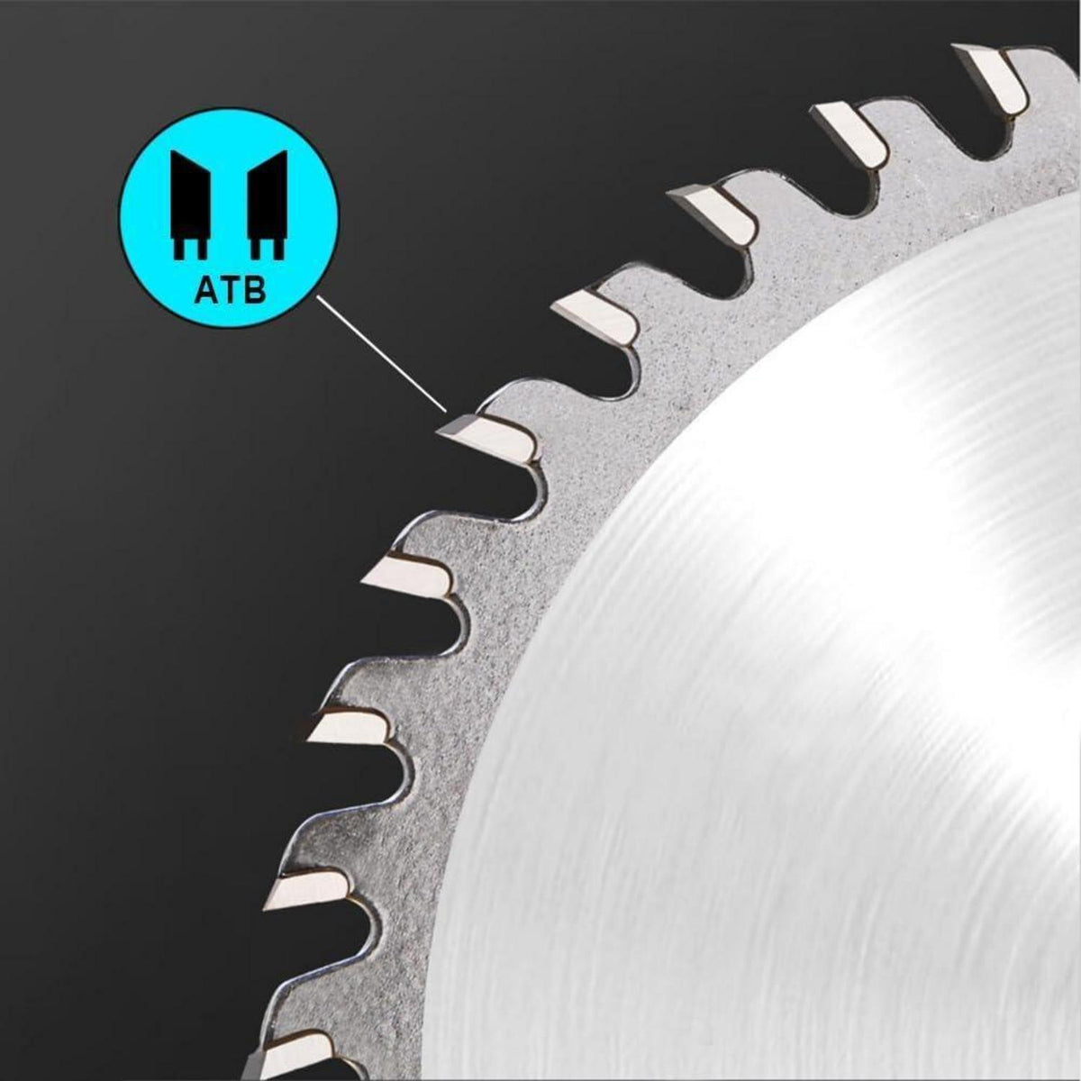 3x Kreissägeblätter 125mm 60T für Holz & Kunststoff