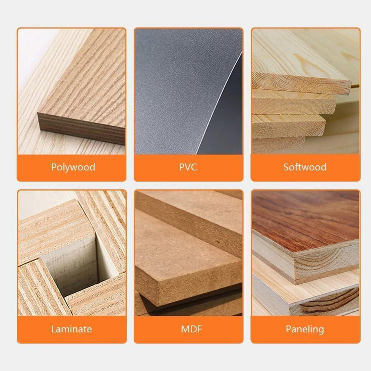 3x Kreissägeblätter 125mm 60T für Holz & Kunststoff