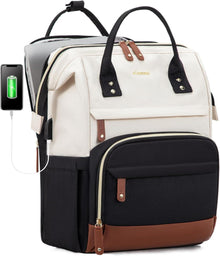 Rucksack Damen Laptop 17.3 Zoll Schulrucksack Mädchen Wasserdicht