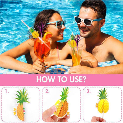 Cocktail Zubehör 100 Stück Cocktail Picks Deko Strohhalme