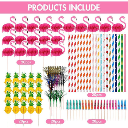 Cocktail Zubehör 100 Stück Cocktail Picks Deko Strohhalme