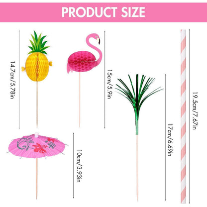 Cocktail Zubehör 100 Stück Cocktail Picks Deko Strohhalme