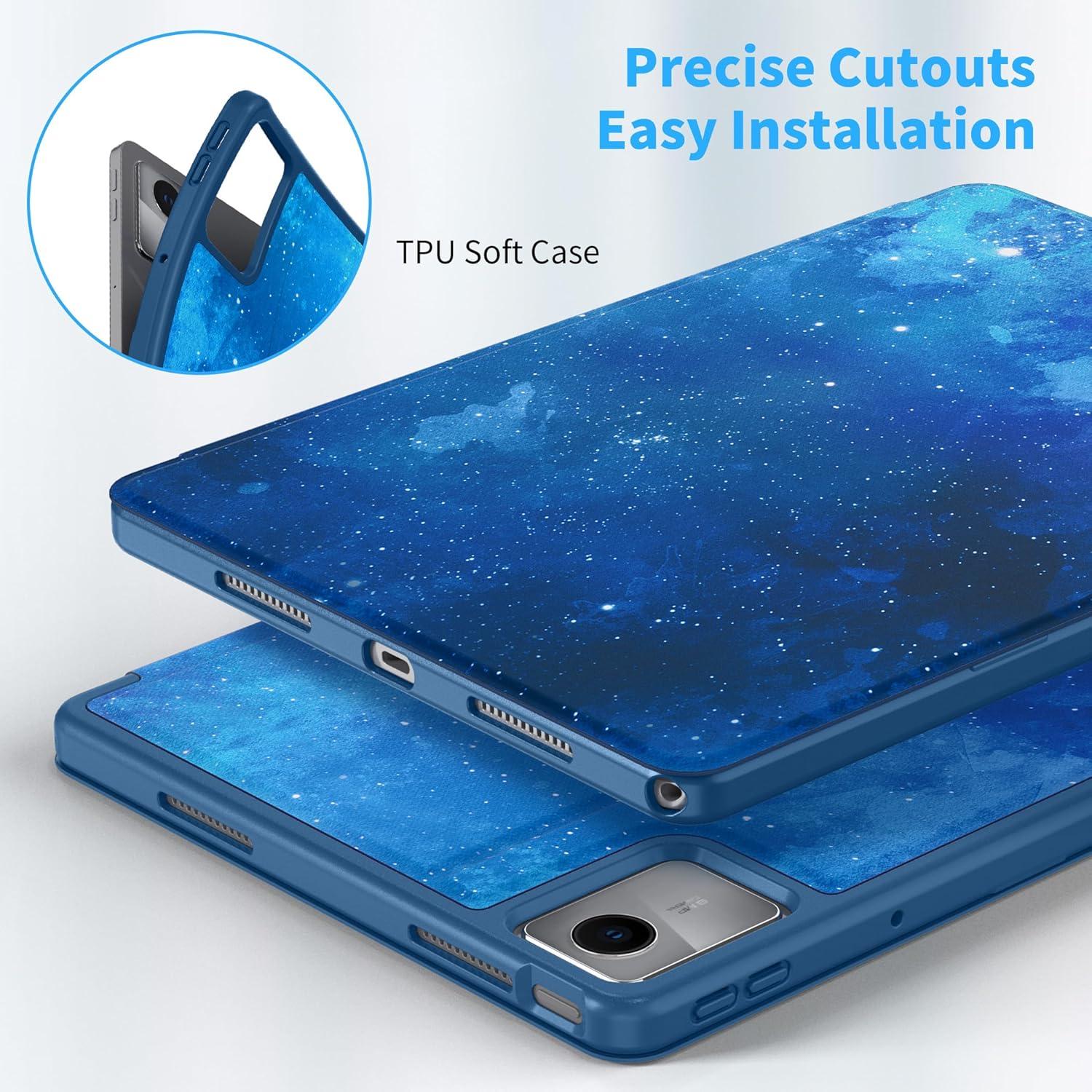 EasyAcc Lenovo Tab M11 TB330 2024 Hülle Stifthalter Folio Schutzhülle