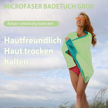 Mikrofaser Sporthandtuch Set für Reise Strand 2-teilig