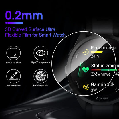 3er Pack Panzerglas Displayschutz für Garmin Forerunner 165