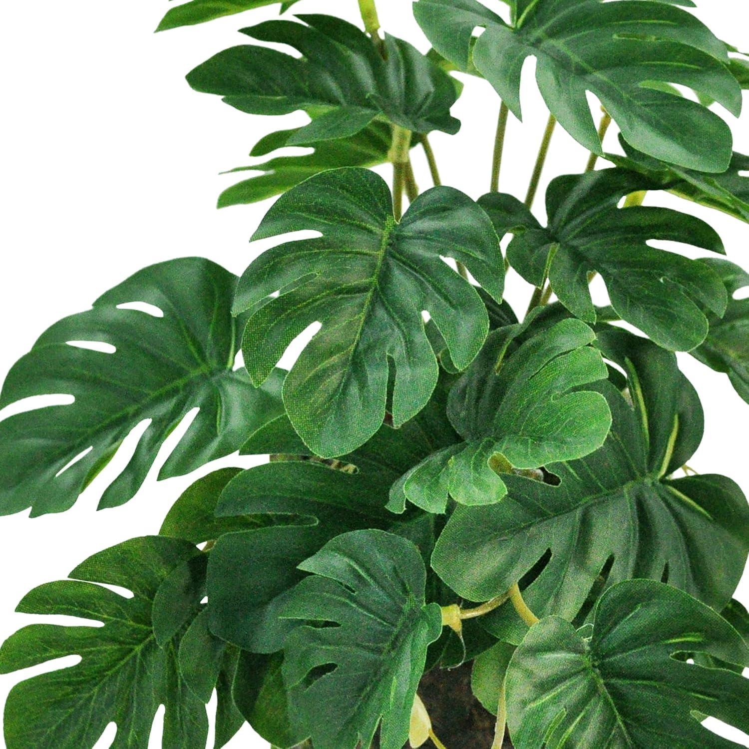 Künstliche Pflanzen im Topf 22cm Kunstpflanze Deko Grünpflanzen