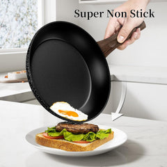 Antihaft Bratpfanne 28 cm Schwarz Induktion Aluminium PFOA