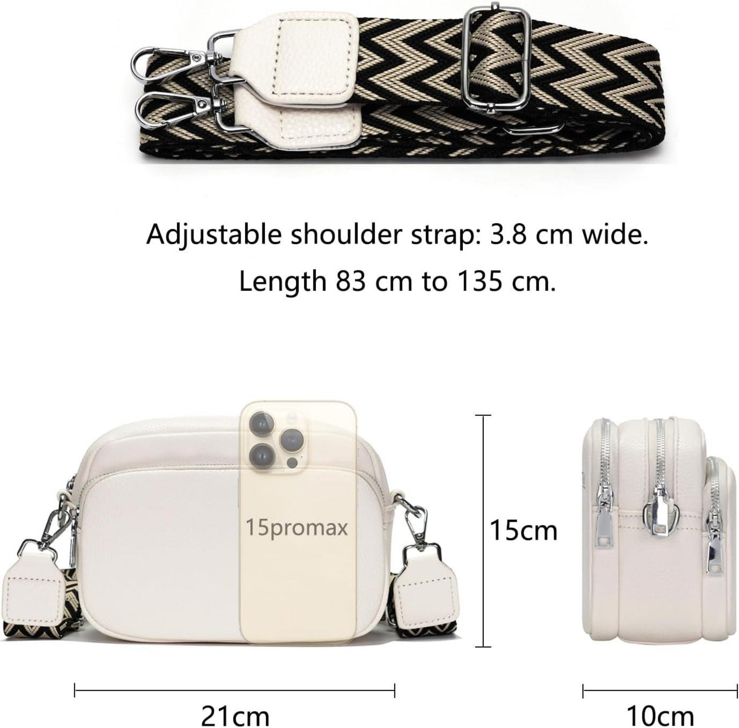 Kleine Umhängetasche Damen Veganes Leder Crossbody