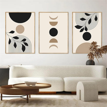 Abstrakte Kunstdruck Poster Set Wandbilder Wohnzimmer Schlafzimmer