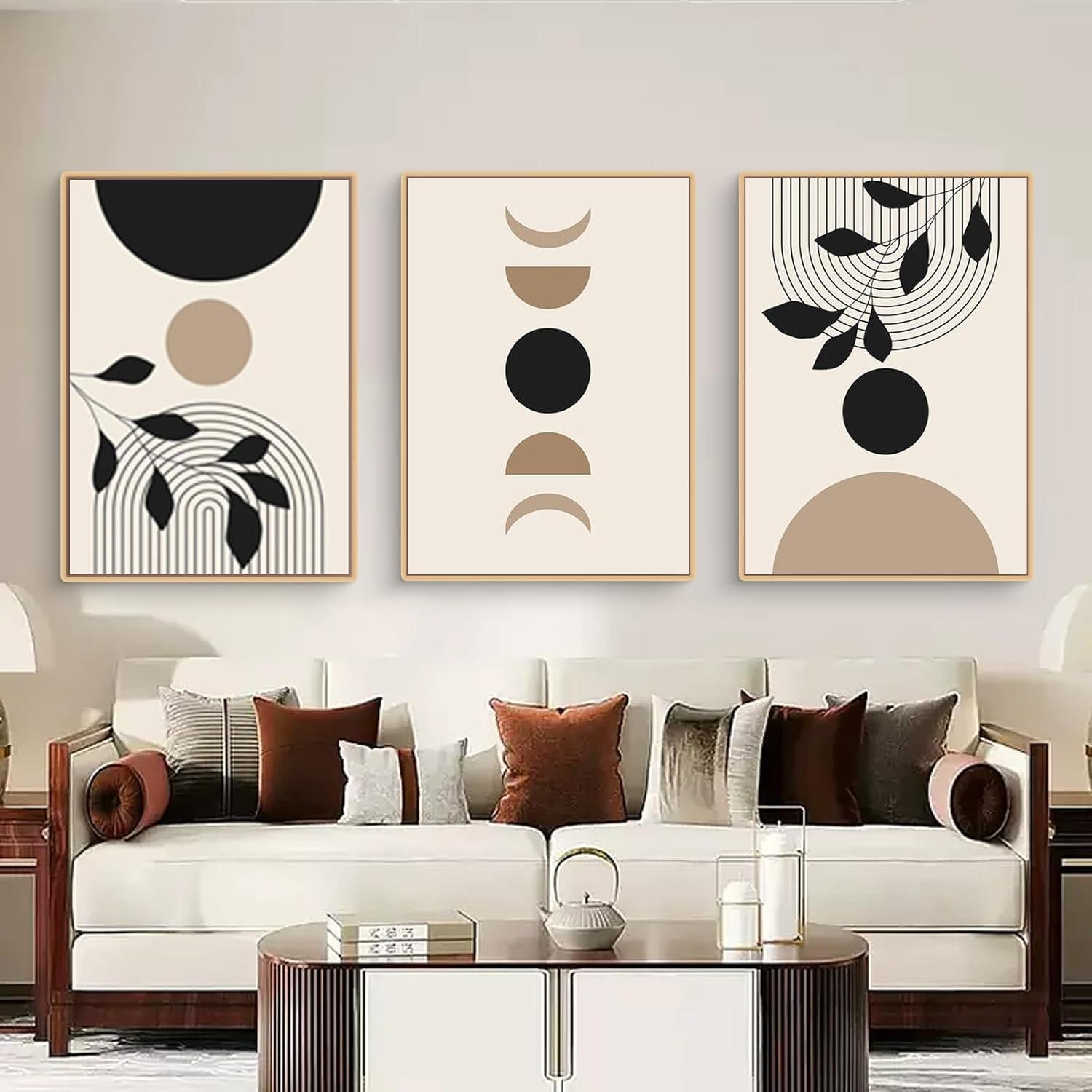 Moderne Abstrakte Kunstdruck Poster Set Wandbilder