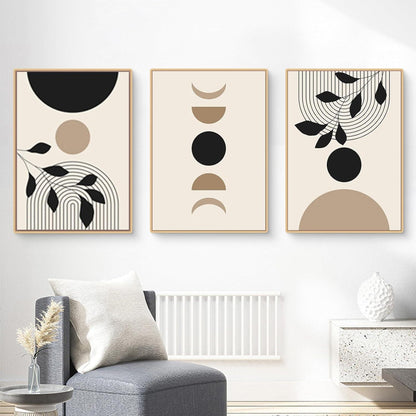 Abstrakte Kunstdruck Poster Set Wandbilder Wohnzimmer Schlafzimmer