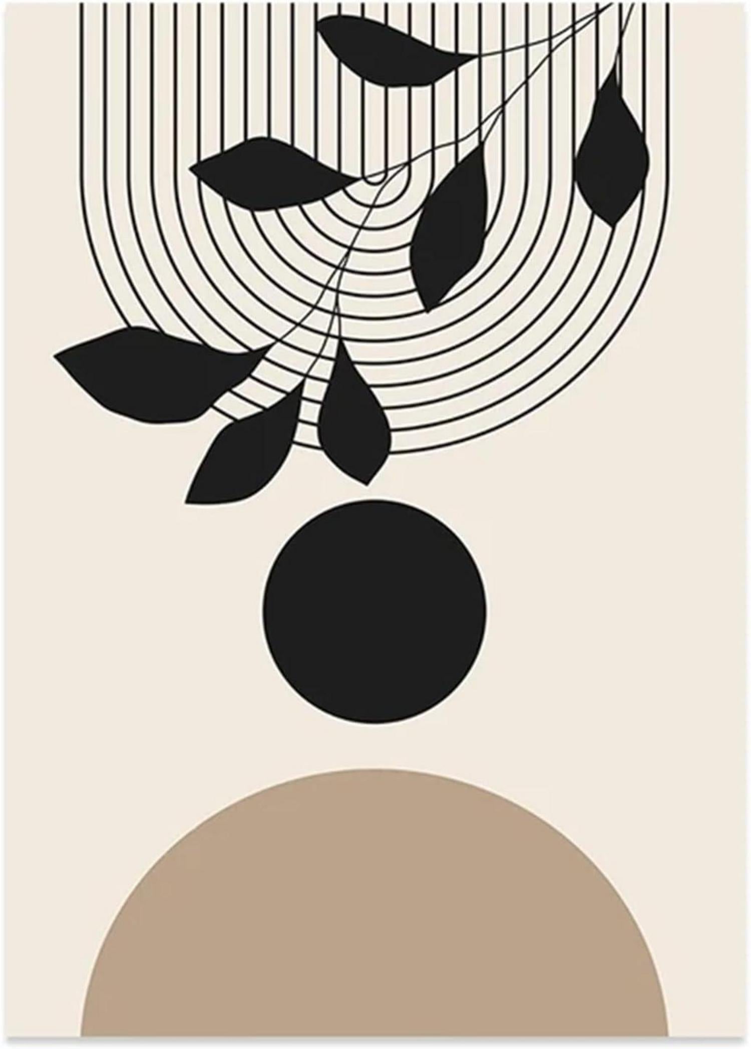 Trayosin Moderne Poster Set 3-teilig Abstrakt Wanddeko Wohnzimmer Schlafzimmer