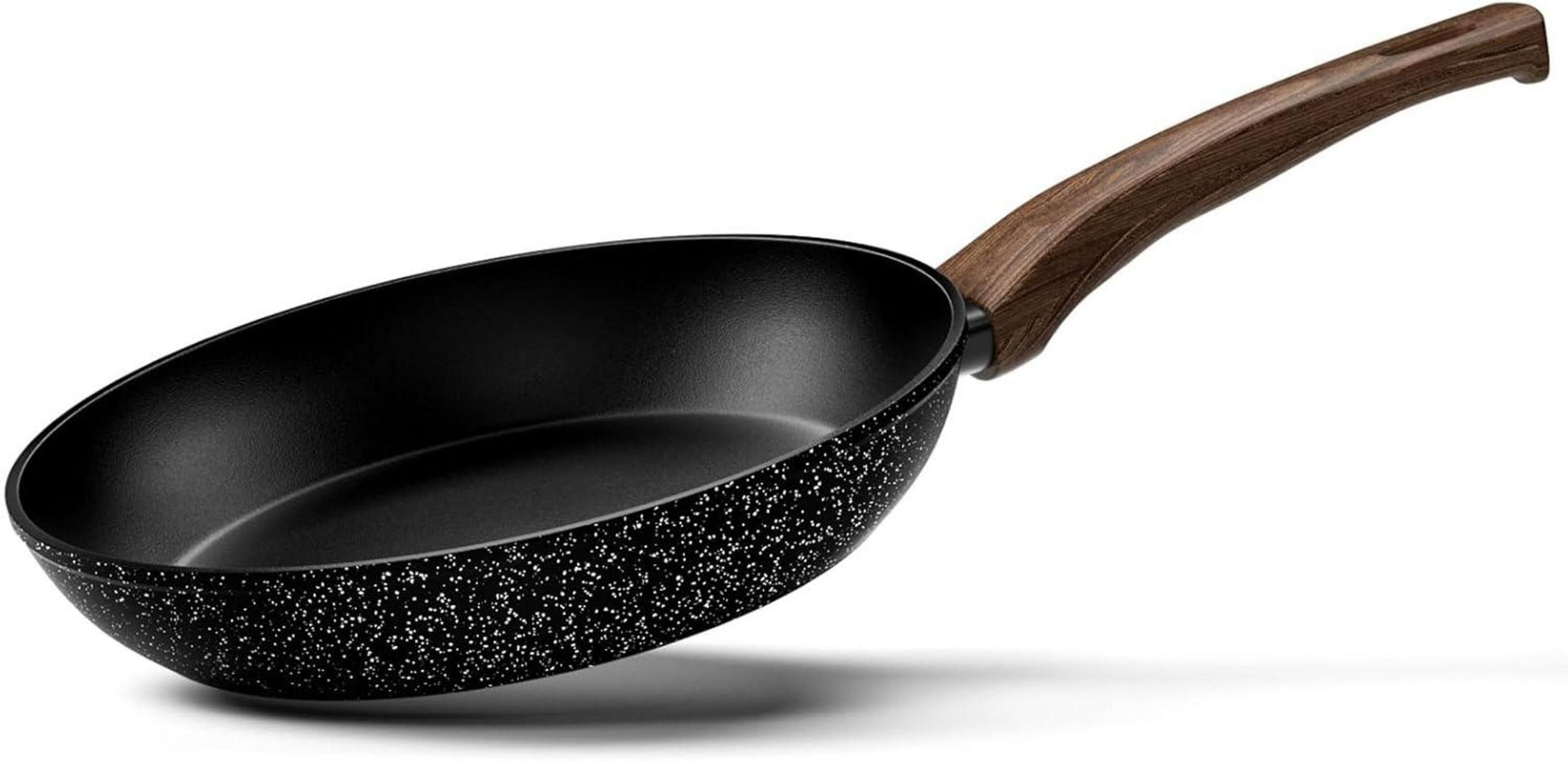 Antihaft Bratpfanne 20 cm Granitbeschichtung Induktion Schwarz