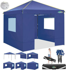 Wasserdichter Stabiler Faltpavillon 3x3 Pop Up Partyzelt UV-Schutz