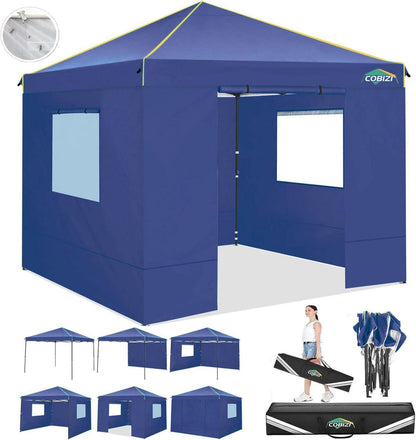 Wasserdichter Stabiler Faltpavillon 3x3 Pop Up Partyzelt UV-Schutz
