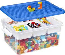 Spielzeugkiste Aufbewahrungsbox Plastik Deckel Stapelbar Kinderzimmer