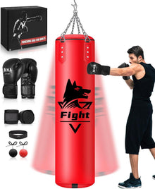 Boxsack Stehend 180cm Schwerer Sandsack MMA Training Set