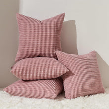 Dekokissenbezüge Set Cord körnig 45x45cm flauschig Kinder