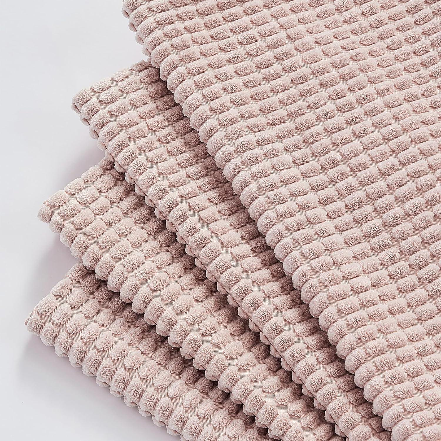 Kissenbezug 40x40 Sakura Rosa 4er Set Cord Kissenhülle Couch Sofa