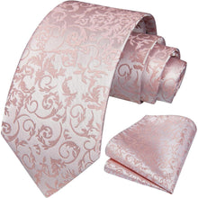 Elegante Herren Krawatte Hochzeit Set Bady-Rosa