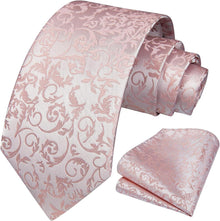 Elegante Herren Krawatte Hochzeit Set Bady-Rosa