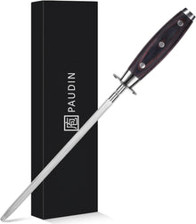 Wetzstahl Profi Messerschärfer gehärteter Spezialstahl mit Holzgriff