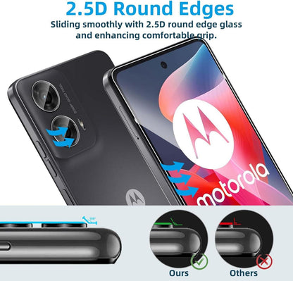 Panzerfolie für Motorola MOTO G24 G04 G04S E14 - 2+2 Set